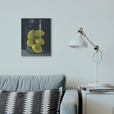 Stupell Home Decor Lemon Still Life Canvas Wall Art