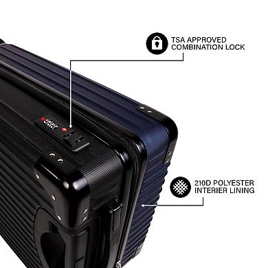 Chicago Cubs Hardside Executive 2-Toned Carry-On Luggage