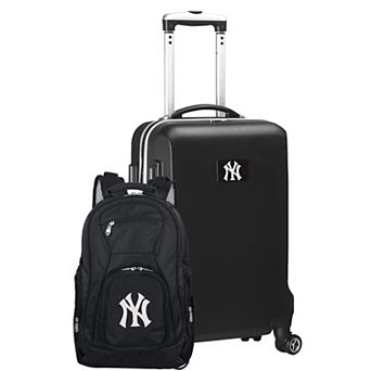 New York Yankees Deluxe Wheeled Carry-On Luggage & Backpack Set