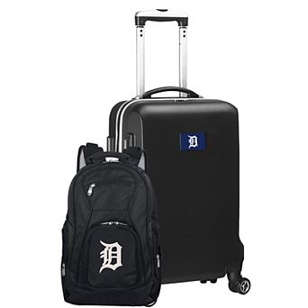 Detroit Tigers Deluxe Wheeled Carry-On Luggage & Backpack Set