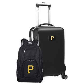 Pittsburgh Pirates Deluxe Wheeled Carry-On Luggage & Backpack Set