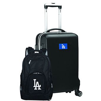 Los Angeles Dodgers Deluxe Wheeled Carry-On Luggage & Backpack Set