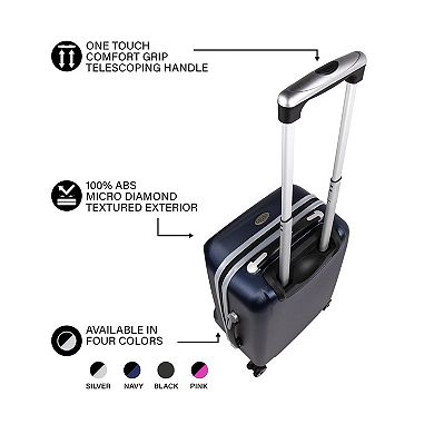 Toronto Blue Jays Deluxe Wheeled Carry-On Luggage & Backpack Set
