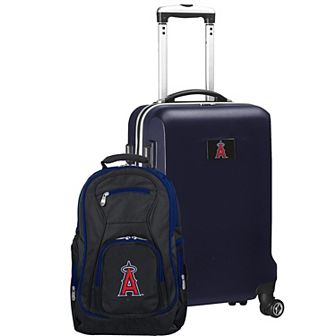 Los Angeles Angels of Anaheim Deluxe 2 pc Backpack & Carry-On Set