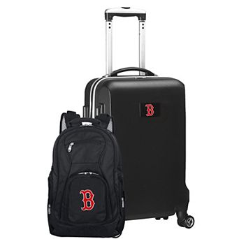 Boston Red Sox Deluxe Wheeled Carry-On Luggage & Backpack Set