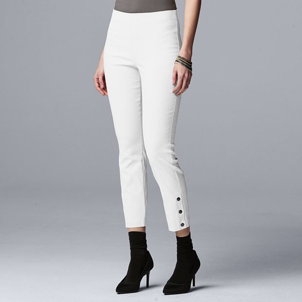 vera wang twill leggings