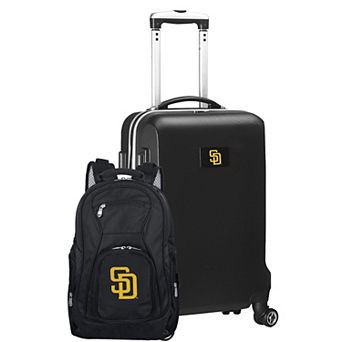 San Diego Padres Deluxe Wheeled Carry-On Luggage & Backpack Set