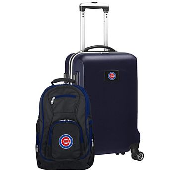 Chicago Cubs Deluxe 2 pc Backpack & Carry-On Set