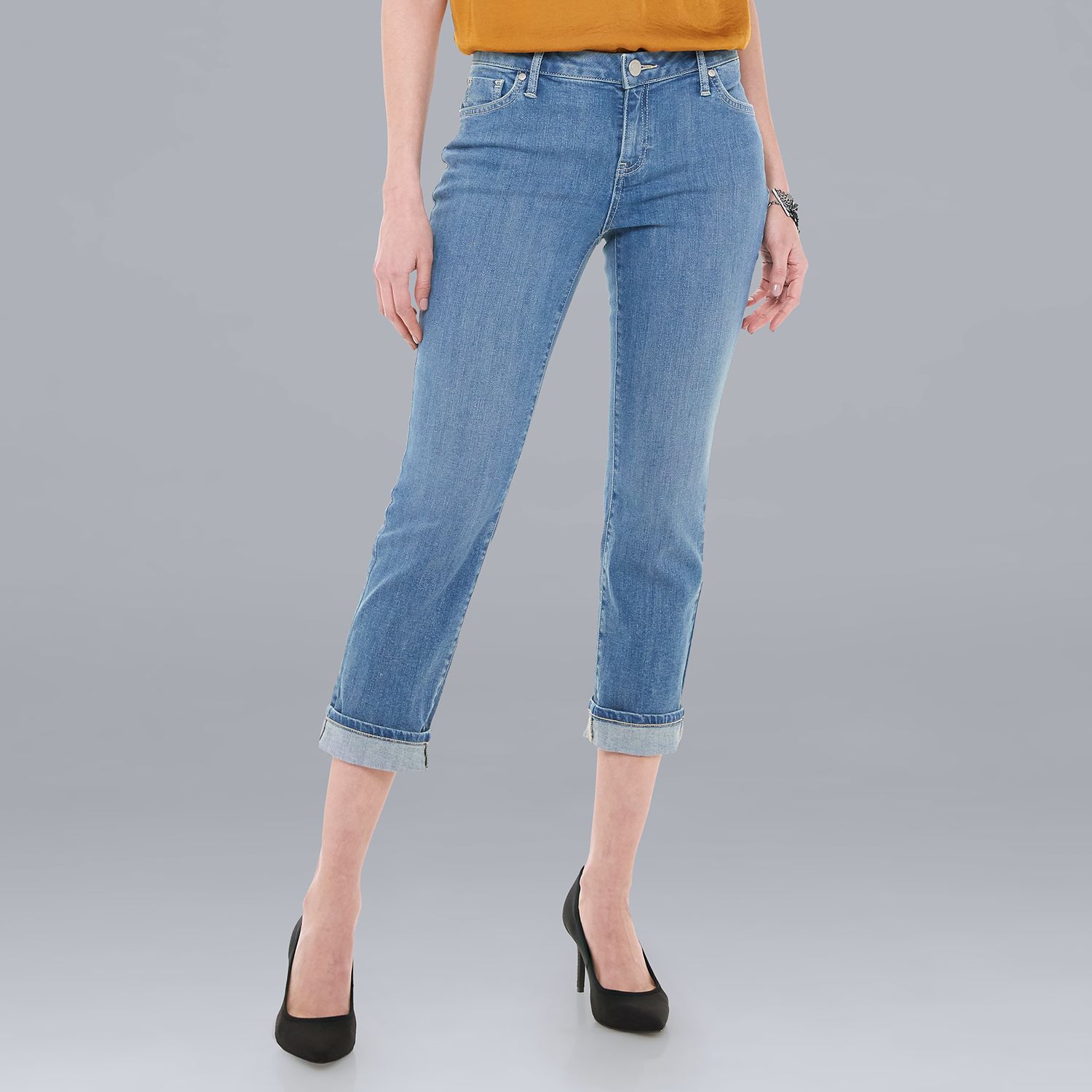 kohls vera wang capri jeans