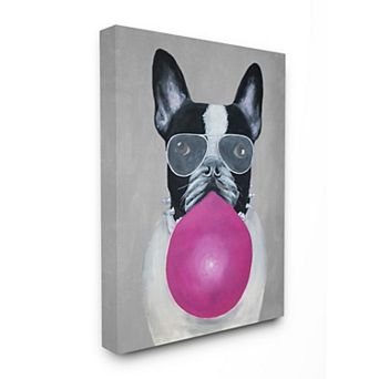 Stupell Home Decor French Bulldog Canvas Wall Art