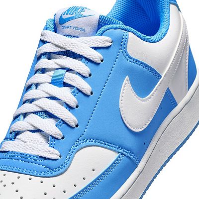 Nike Men’s Court Vision Low Casual Sneakers 11 Worn for 3 hours ONLY! White Blue Nike Men main image 4