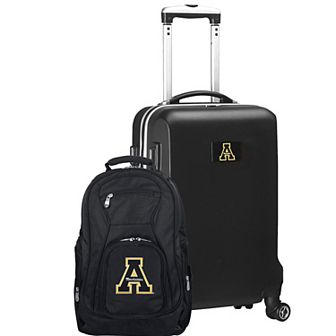 Appalachian State Mountaineers 2 pc Travel Backpack & Hardside Spinner Carry-On Luggage Set