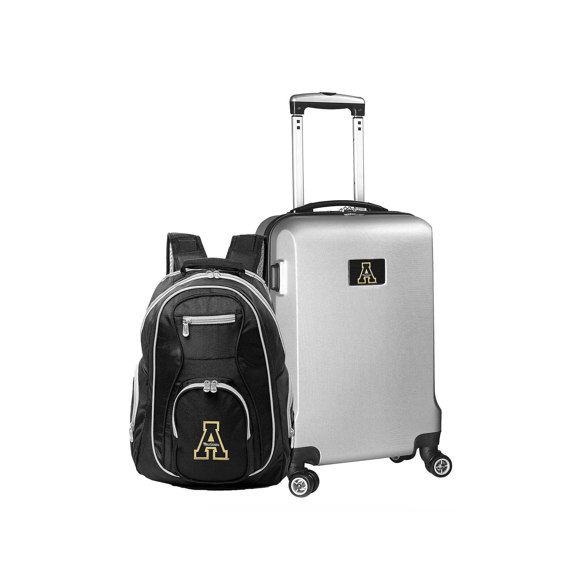 Appalachian State Mountaineers 2-Piece Travel Backpack & Hardside Spinner C