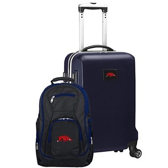Arkansas Razorbacks Deluxe Hardside Spinner Carry-On Luggage & Backpack Set