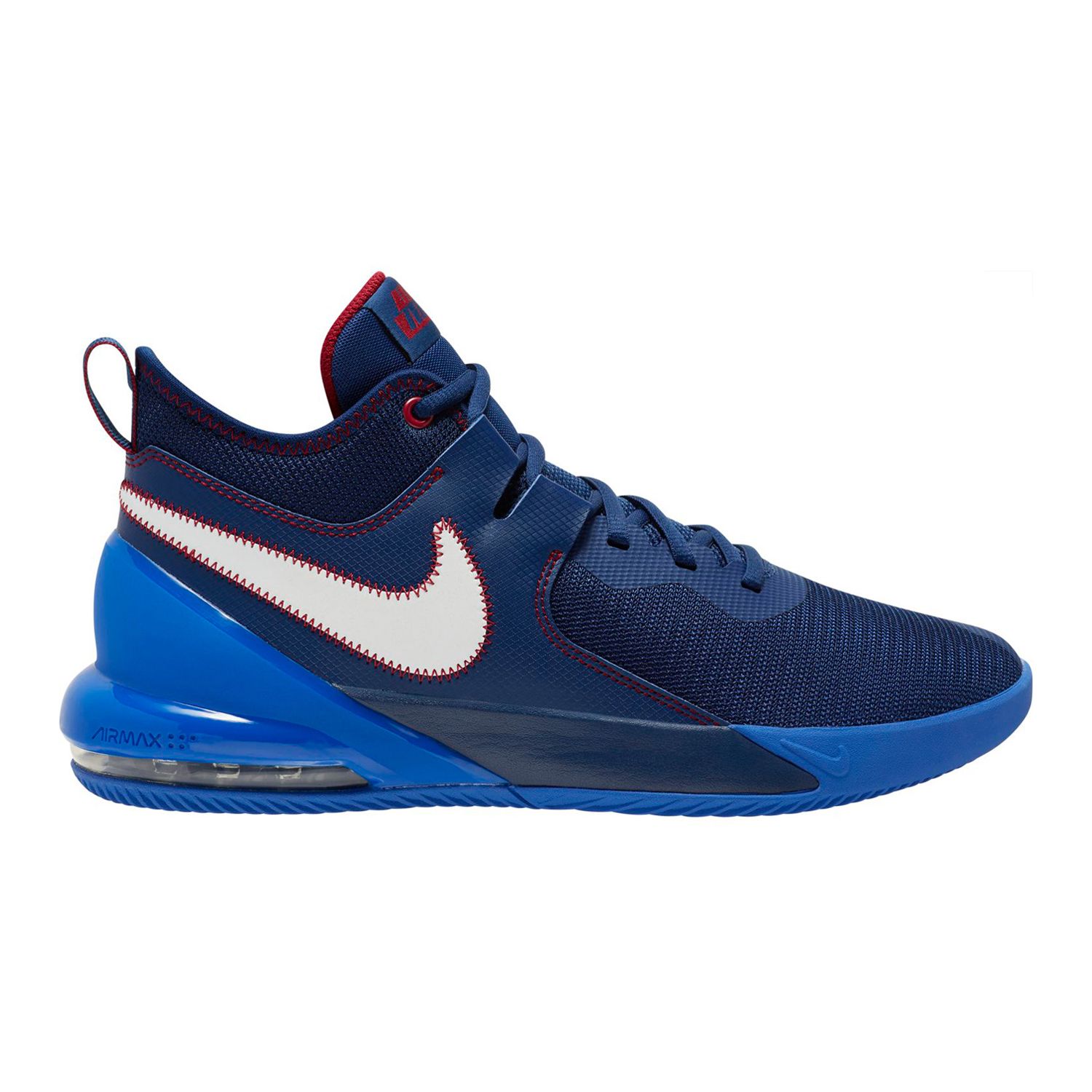 blue basketball shoes
