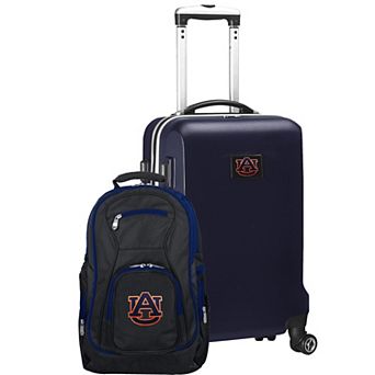 Auburn Tigers Deluxe Hardside Spinner Carry-On Luggage & Backpack Set