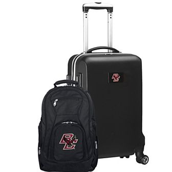 Boston College Eagles Deluxe Hardside Spinner Carry-On Luggage & Backpack Set