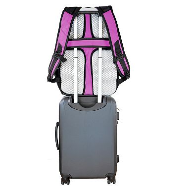 BYU Cougars Deluxe Hardside Spinner Carry-On Luggage & Backpack Set