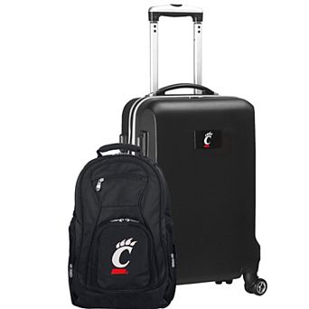 Cincinnati Bearcats Deluxe Hardside Spinner Carry-On Luggage & Backpack Set