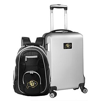 Colorado Buffaloes Deluxe Hardside Spinner Carry-On Luggage & Backpack Set