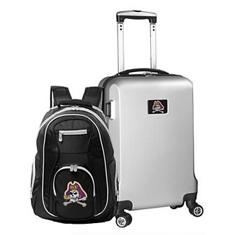 East Carolina Pirates Deluxe Hardside Spinner Carry-On Luggage & Backpack Set