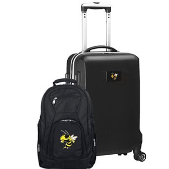 Georgia Tech Yellow Jackets Deluxe Hardside Spinner Carry-On Luggage & Backpack Set