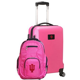 Indiana Hoosiers Deluxe Hardside Spinner Carry-On Luggage & Backpack Set