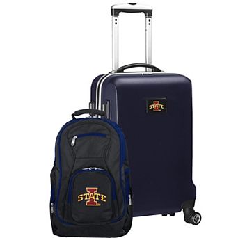 Iowa State Cyclones Deluxe Hardside Spinner Carry-On Luggage & Backpack Set