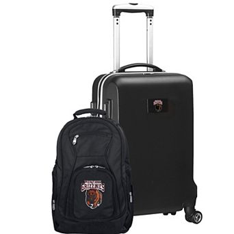 Montana Grizzlies Deluxe Hardside Spinner Carry-On Luggage & Backpack Set