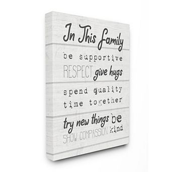 Stupell Home Decor Compassion Canvas Wall Art