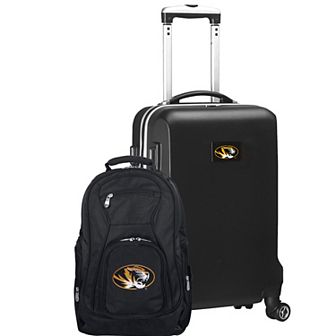 Missouri Tigers Deluxe Hardside Spinner Carry-On Luggage & Backpack Set