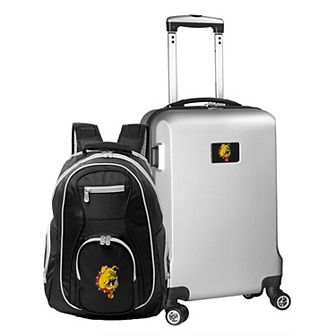 Missouri Tigers Deluxe Hardside Spinner Carry-On Luggage & Backpack Set