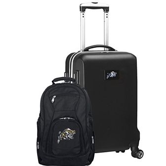 Navy Midshipmen Deluxe Hardside Spinner Carry-On Luggage & Backpack Set