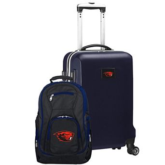 Oregon State Beavers Deluxe Hardside Spinner Carry-On Luggage & Backpack Set