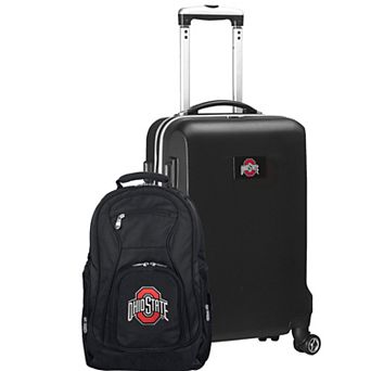 Ohio State Buckeyes Deluxe Hardside Spinner Carry-On Luggage & Backpack Set