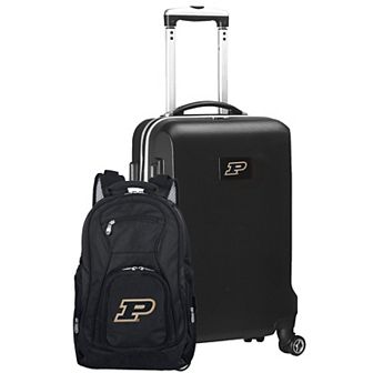 Purdue Boilermakers Deluxe Hardside Spinner Carry-On Luggage & Backpack Set