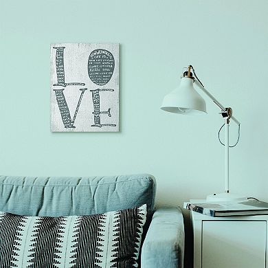 Stupell Home Decor Love Kids Canvas Wall Art