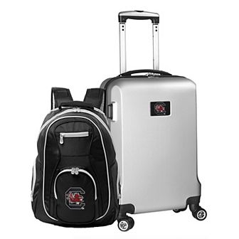 South Carolina Gamecocks Deluxe Hardside Spinner Carry-On Luggage & Backpack Set