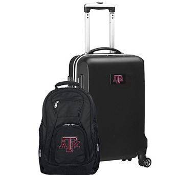 Texas A&M Aggies Deluxe Hardside Spinner Carry-On Luggage & Backpack Set