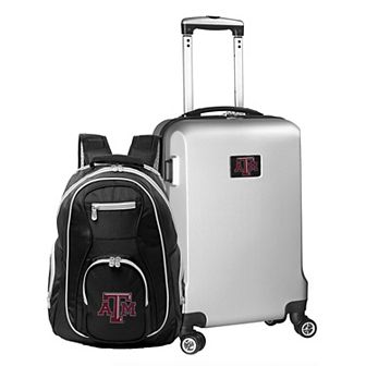 Texas A&M Aggies Deluxe Hardside Spinner Carry-On Luggage & Backpack Set