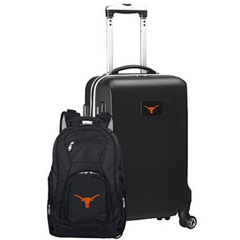 Texas Longhorns Deluxe Hardside Spinner Carry-On Luggage & Backpack Set