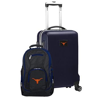 Texas Longhorns Deluxe Hardside Spinner Carry-On Luggage & Backpack Set
