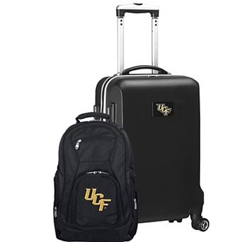 UCF Knights Deluxe Hardside Spinner Carry-On Luggage & Backpack Set