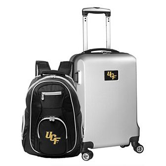UCF Knights Deluxe Hardside Spinner Carry-On Luggage & Backpack Set