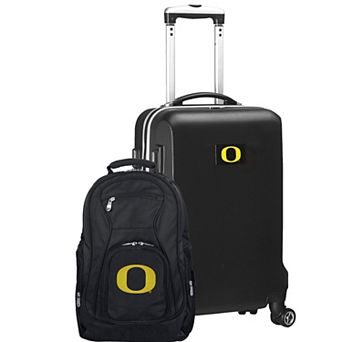 Oregon Ducks Deluxe Hardside Spinner Carry-On Luggage & Backpack Set