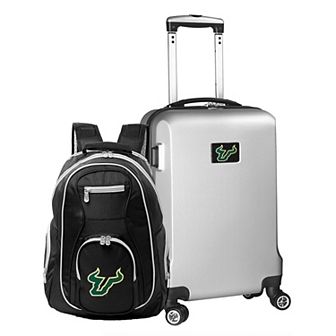 South Florida Bulls Deluxe Hardside Spinner Carry-On Luggage & Backpack Set