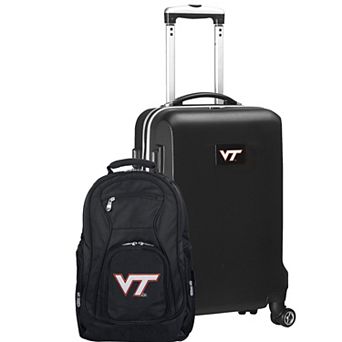 Virginia Tech Hokies Deluxe Hardside Spinner Carry-On Luggage & Backpack Set