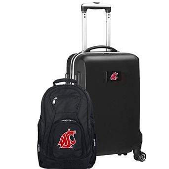 Washington State Cougars Deluxe Hardside Spinner Carry-On Luggage & Backpack Set