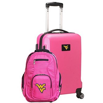 West Virginia Mountaineers Deluxe Hardside Spinner Carry-On Luggage & Backpack Set