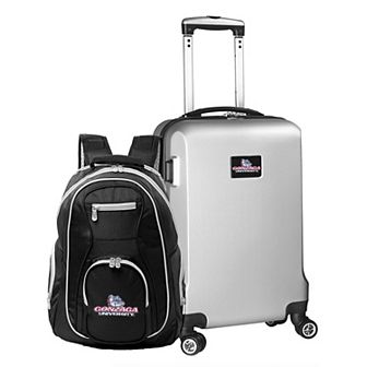 Gonzaga Bulldogs Deluxe Hardside Spinner Carry-On Luggage & Backpack Set